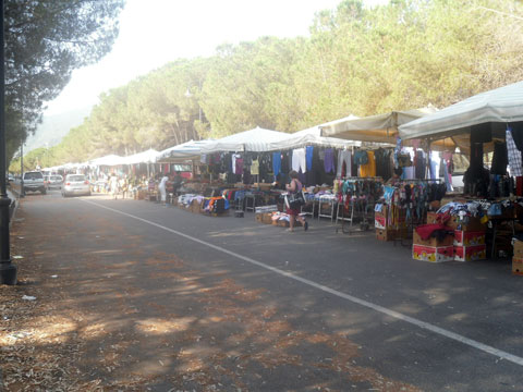 Sunday Market Down At The Museddu Beach