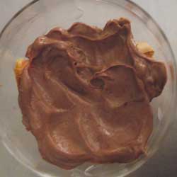 chocolate pastry cream layer