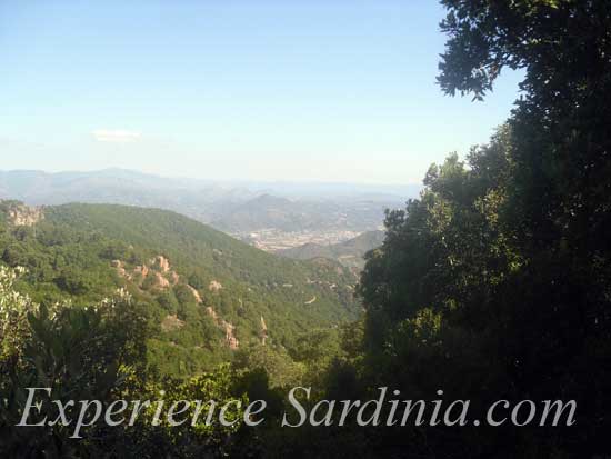 panoramic view from the monti ferru ogliastra sardinia