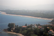 the lotzorai beach in sardinia