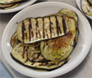 grilled aubergines