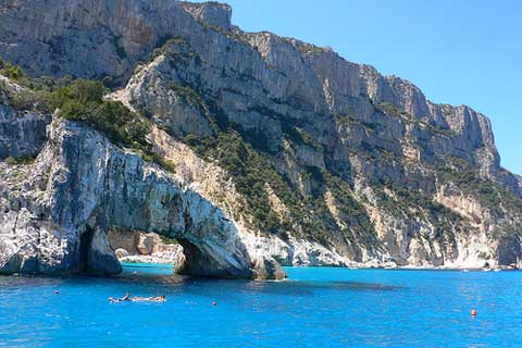 the sea arch rock formation in orosei