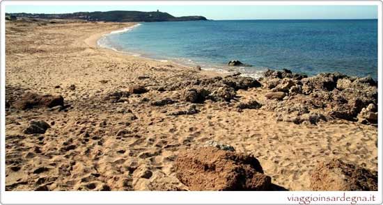 Picture of the Beach Caletta Pistis in medio campidano