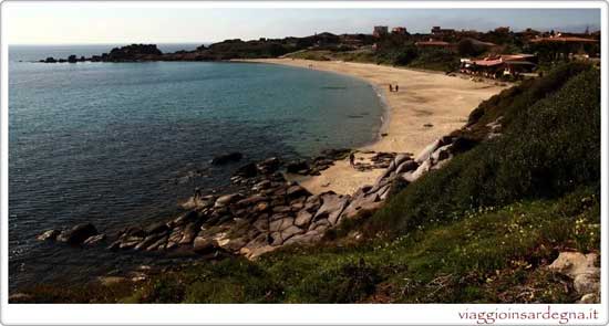 The Porto Paleddu Beach in Sardinia