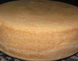 sponge cake ready to eat